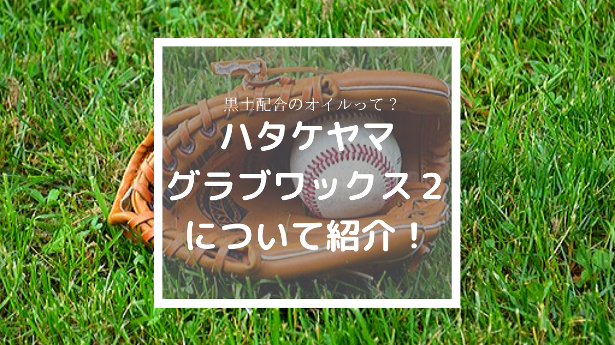 445円 お得な情報満載 ハタケヤマ 野球用 グラブワックス 黒土配合 WAX-2
